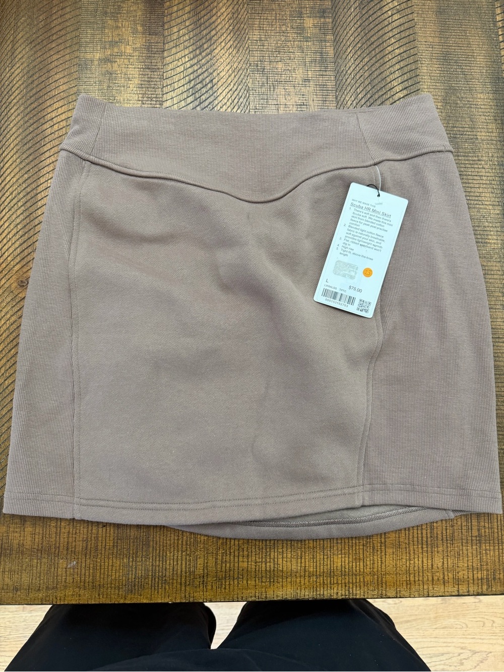 lululemon athletica Mini Skirt — Mauve Taupe